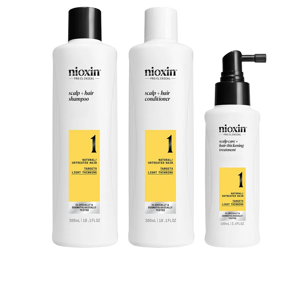 SISTEMA 1 – Kit - Trattamento per Capelli Naturali con Lieve Indebolimento