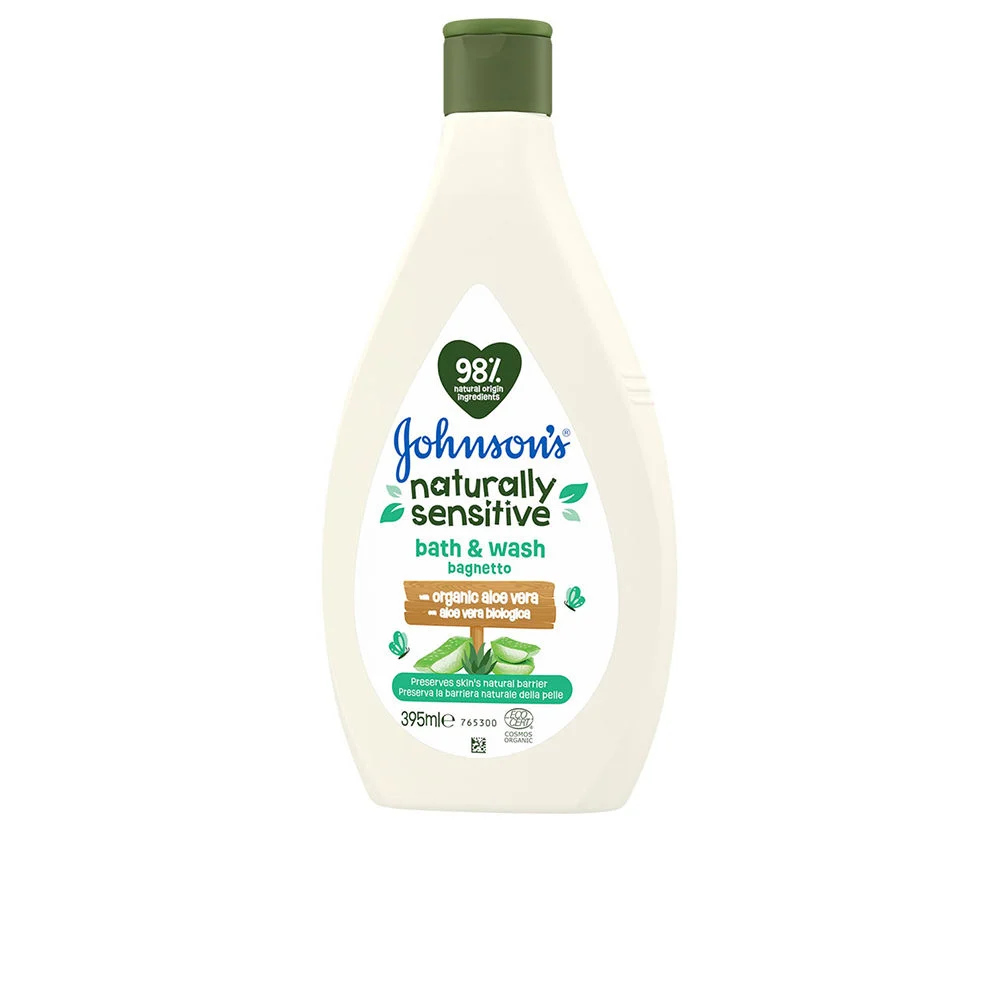 BABY BIO NATURALLY SENSITIVE gel da bagno all’aloe vera