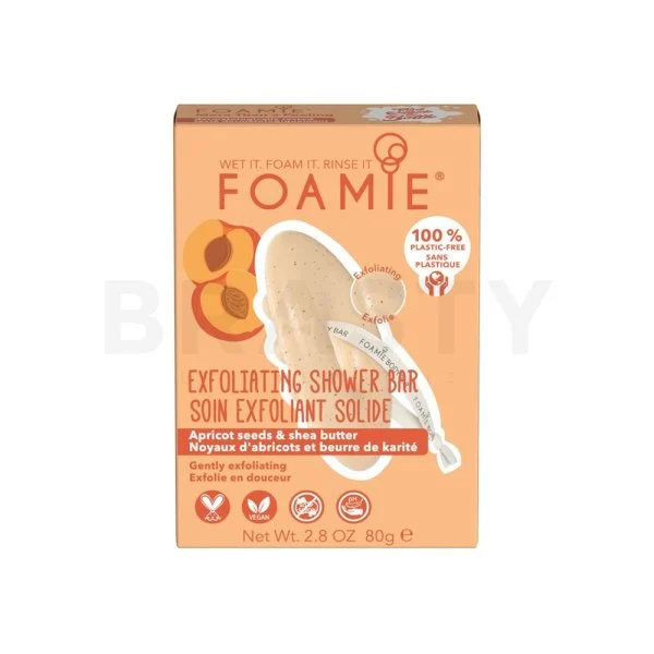 Foamie Bar Doccia Esfoliante Semi di Albicocca e Burro di Karitè 80 g