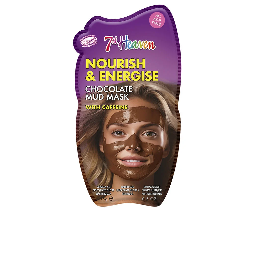 Maschera di fango al cioccolato NOURISH & ENERGISE con caffeina