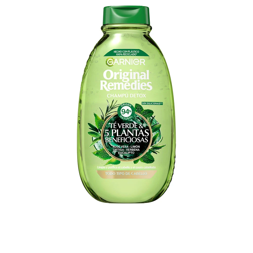 ORIGINAL REMEDIES shampoo al tè verde e 5 piante benefiche