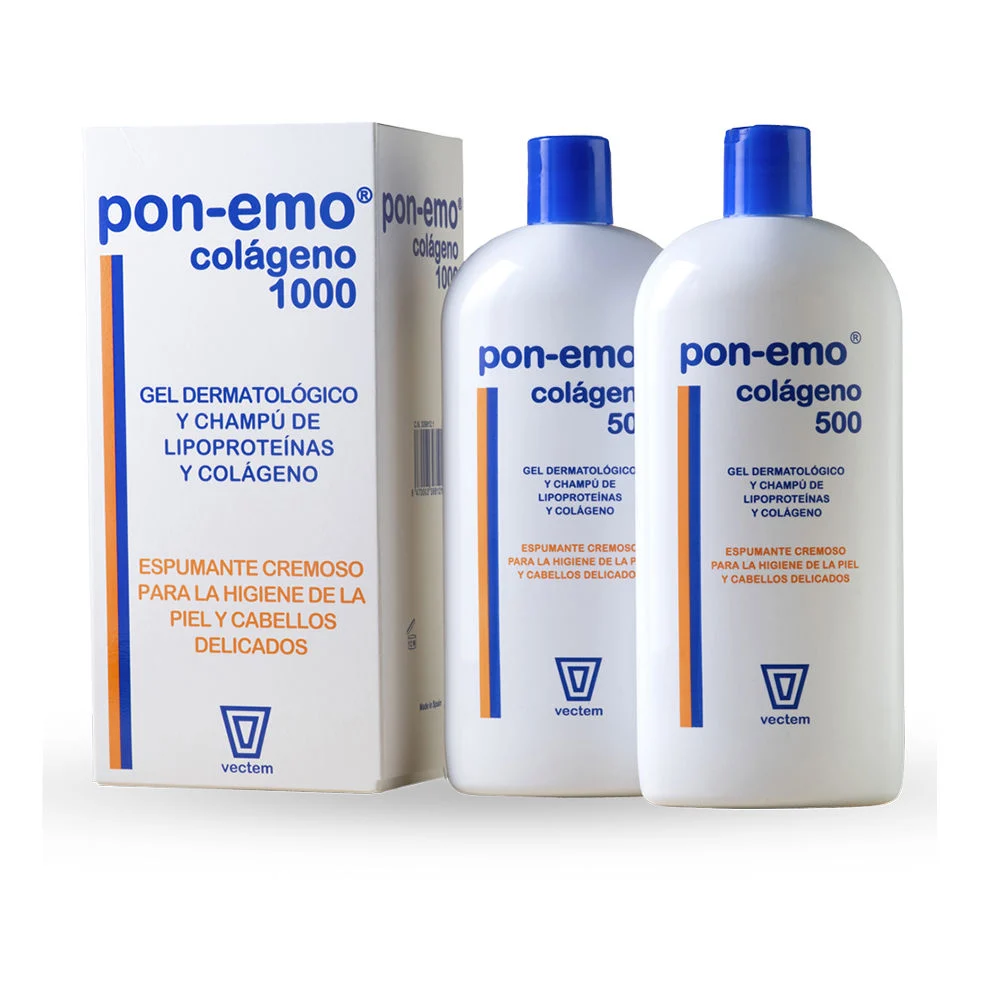 Confezione di gel e shampoo dermatologico PON-EMO COLLAGEN