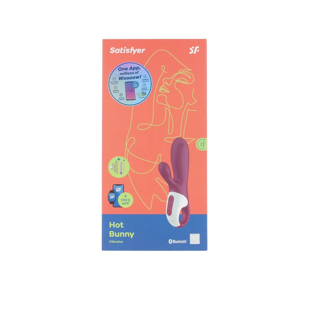 Vibratore riscaldante SATISFYER HOT BUNNY
