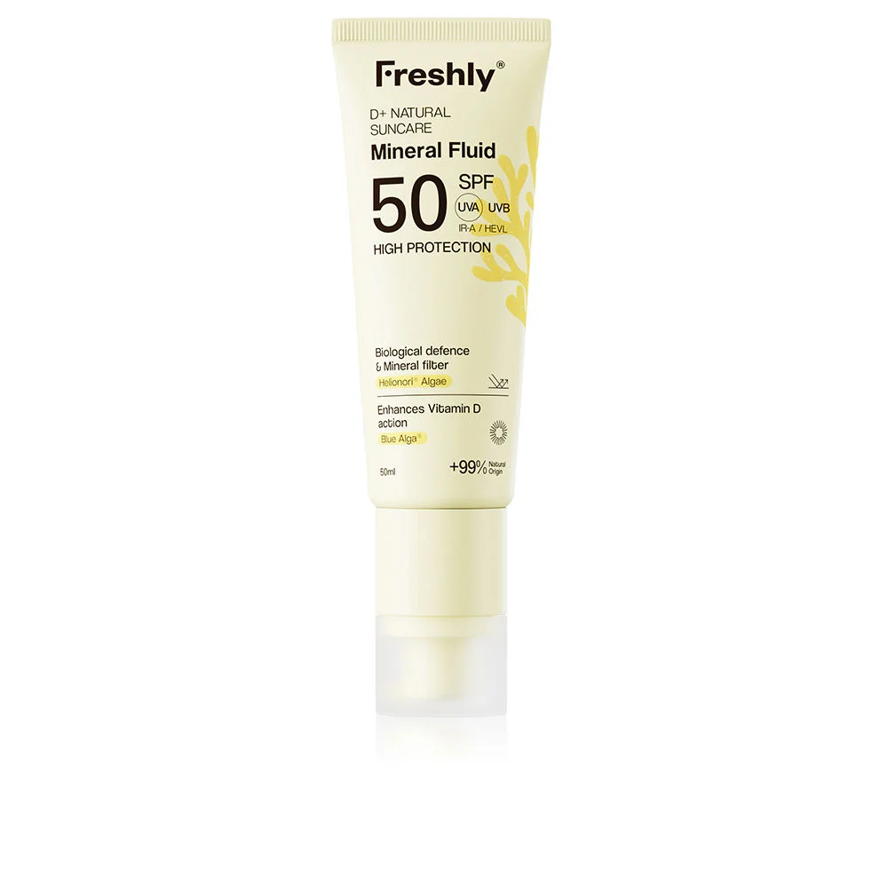 D+ NATURAL SUNCARE fluido minerale SPF50