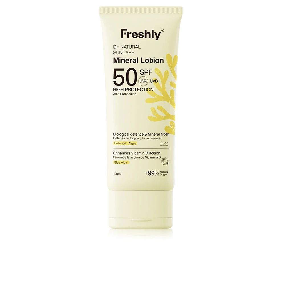 D+ NATURAL SUNCARE lozione minerale SPF50