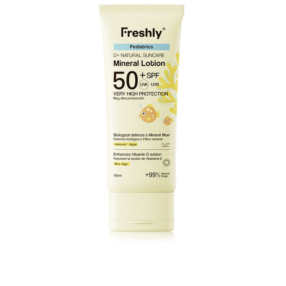 Lozione minerale PEDIATRICS D+ NATURAL SUNCARE SPF50+