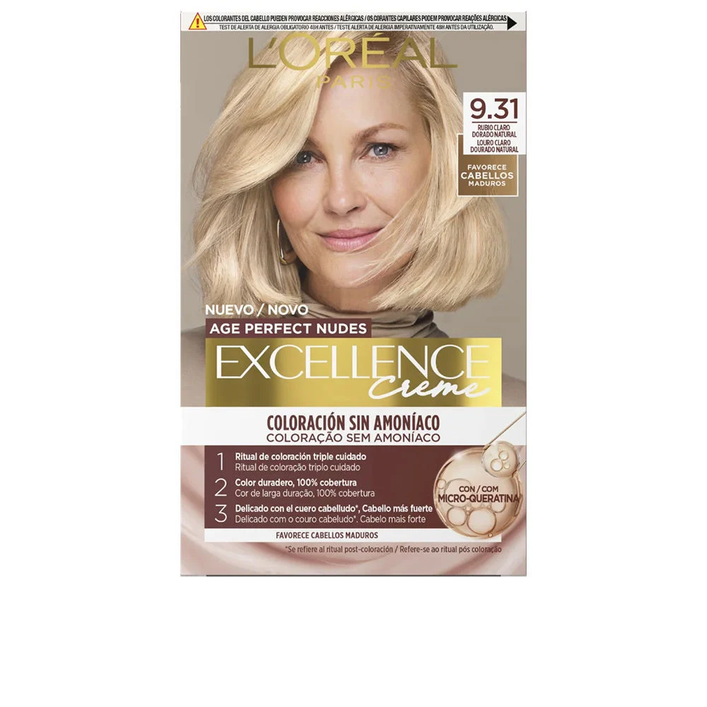 EXCELLENCE CREME, tinta per capelli senza ammoniaca con micro-cheratina
