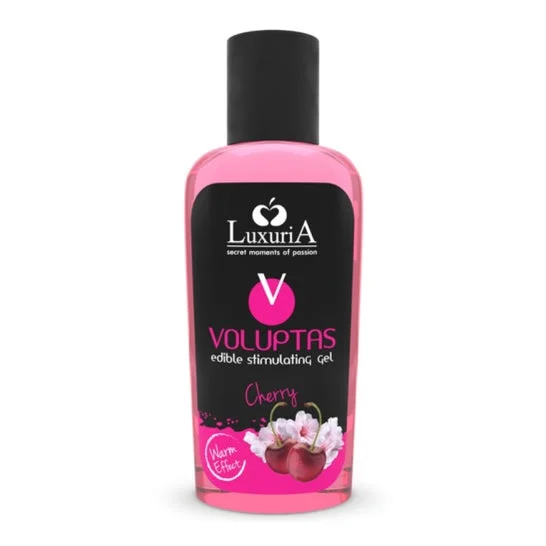 Luxuria Voluptas Gel da Massaggio Commestibile Effetto Riscaldante Ciliegia 100ml