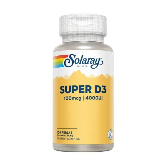 Solaray Super D3 100Mg 4000Ui 100 Perle