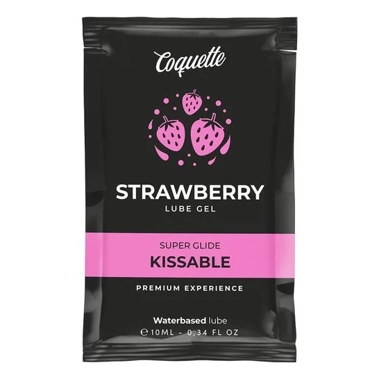Coquette Lubrificante Kissable A Base di Acqua e Fragola 10ml