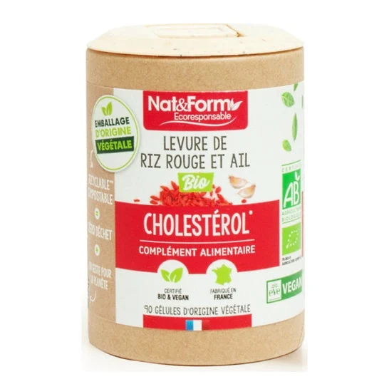 Nat&Form Bio Lievito di Riso Rosso e Aglio 90caps