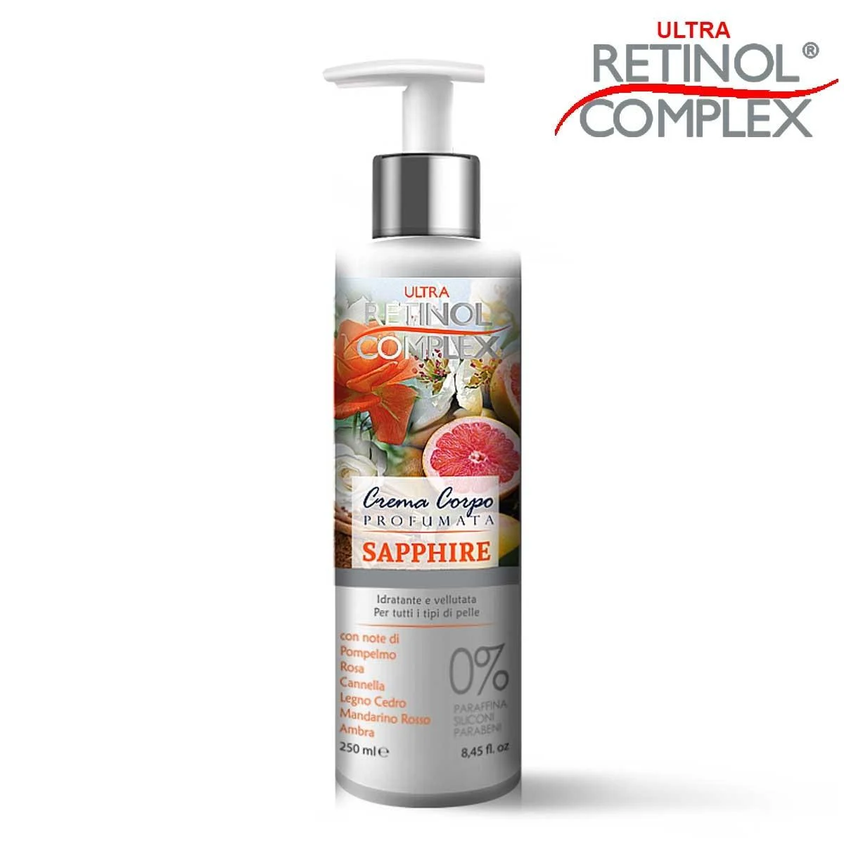 Retinol complex crema corpo 250 ml zaffiro