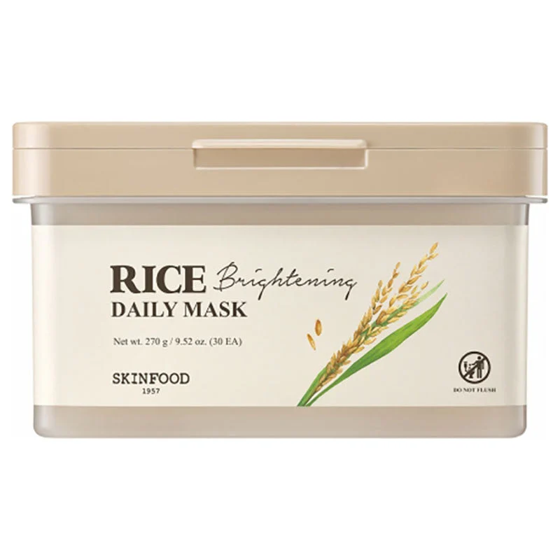Maschera schiarente quotidiana al riso (30 pz.)