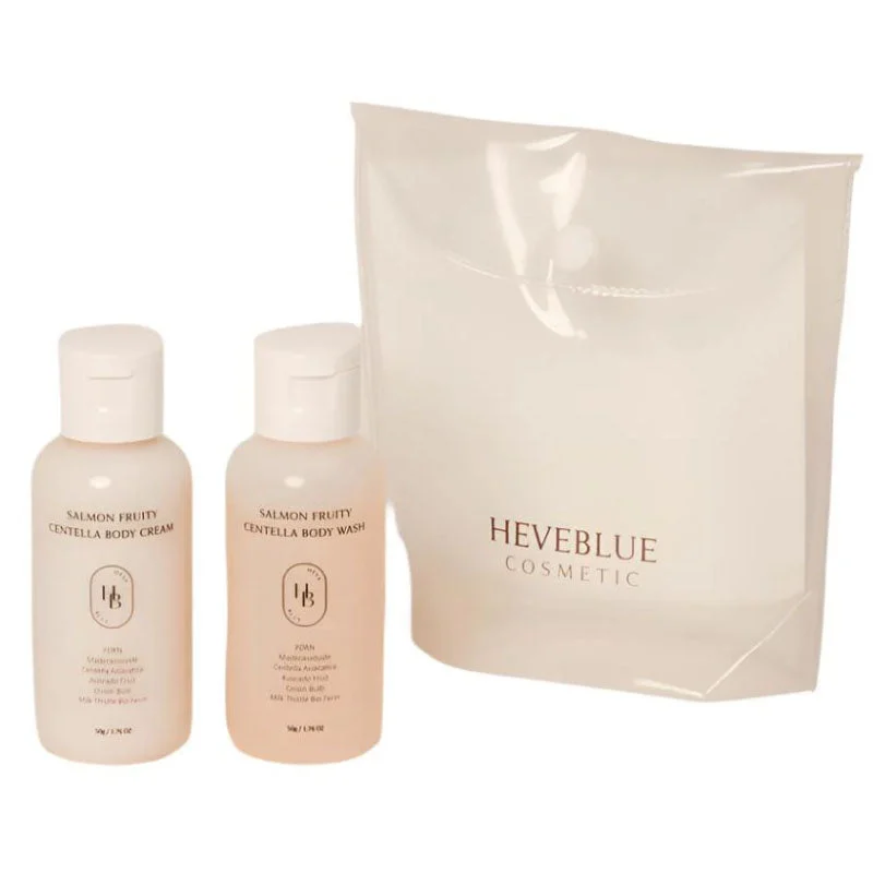 Kit da viaggio per il corpo al salmone e alla centella (50 g x 2)