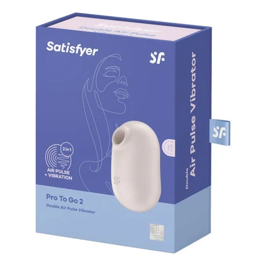 Satisfyer Pro To Go 2 Stimolatore e Vibratore Beige 1 Unità