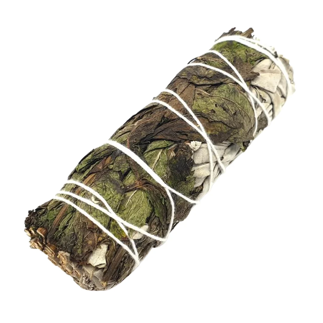 Smudge di Salvia Bianca e Menta Piperita