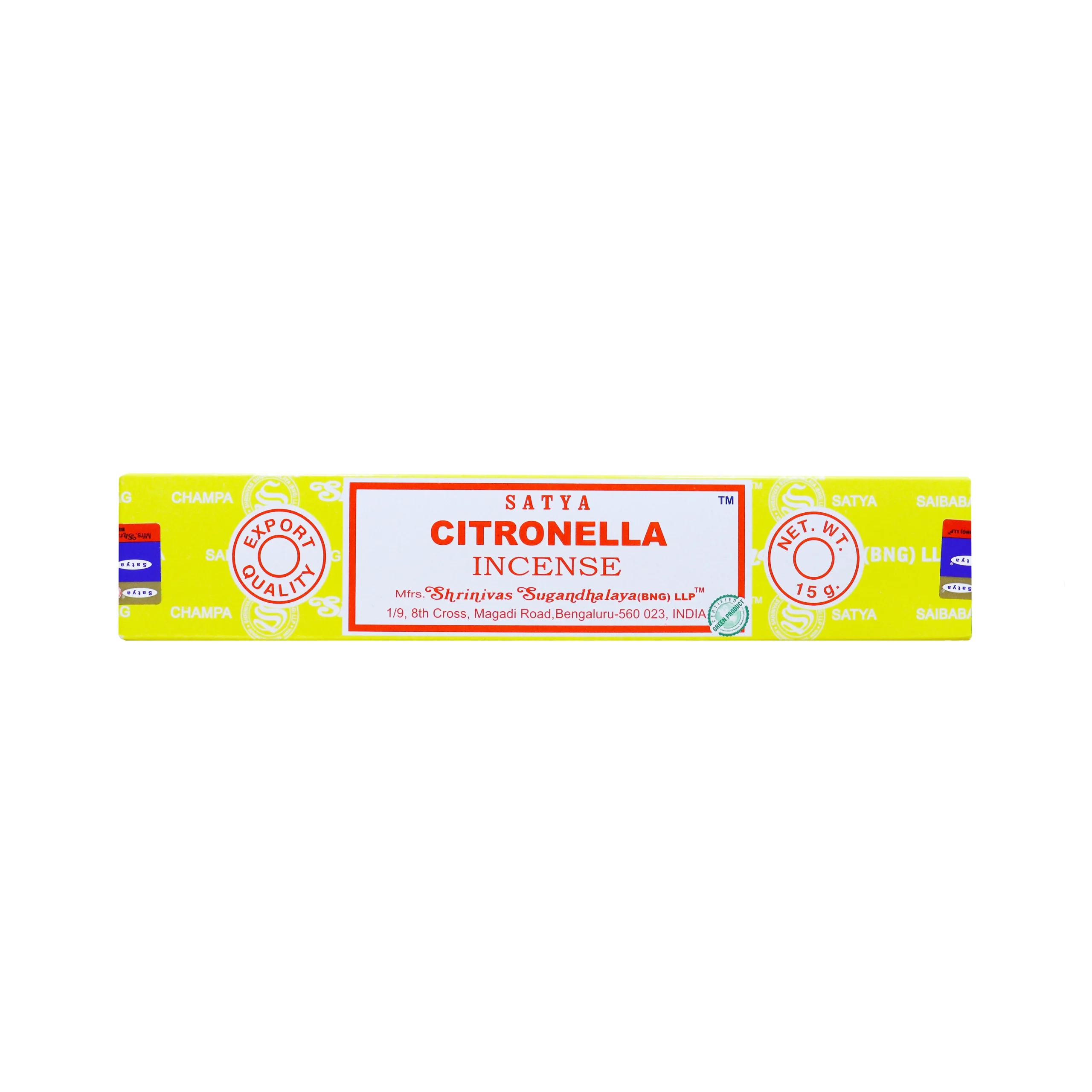 Citronella - Bastoncini d'incenso - Satya Sai Baba - 15g