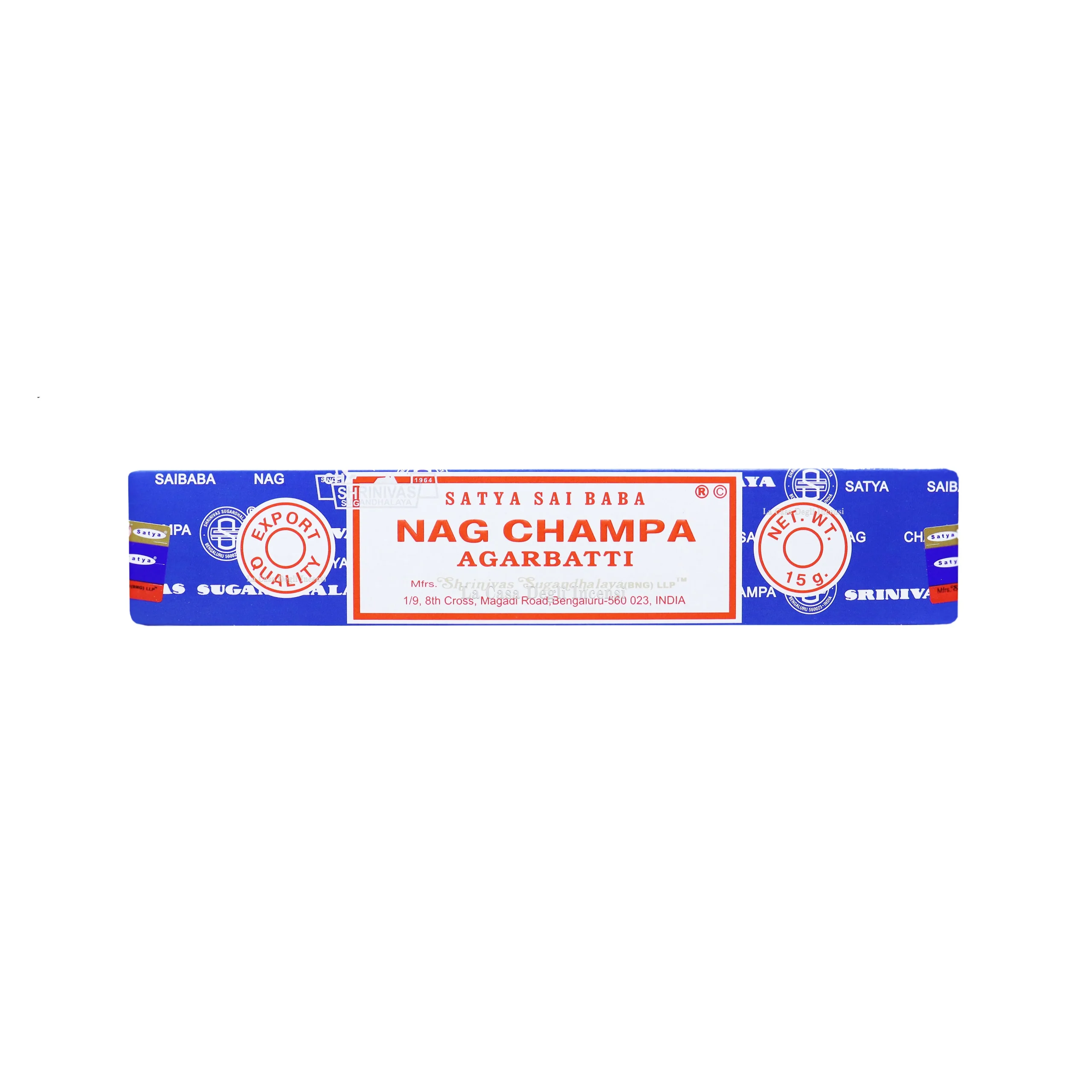 Nag Champa - Bastoncini d'incenso - Satya Sai Baba - 15g