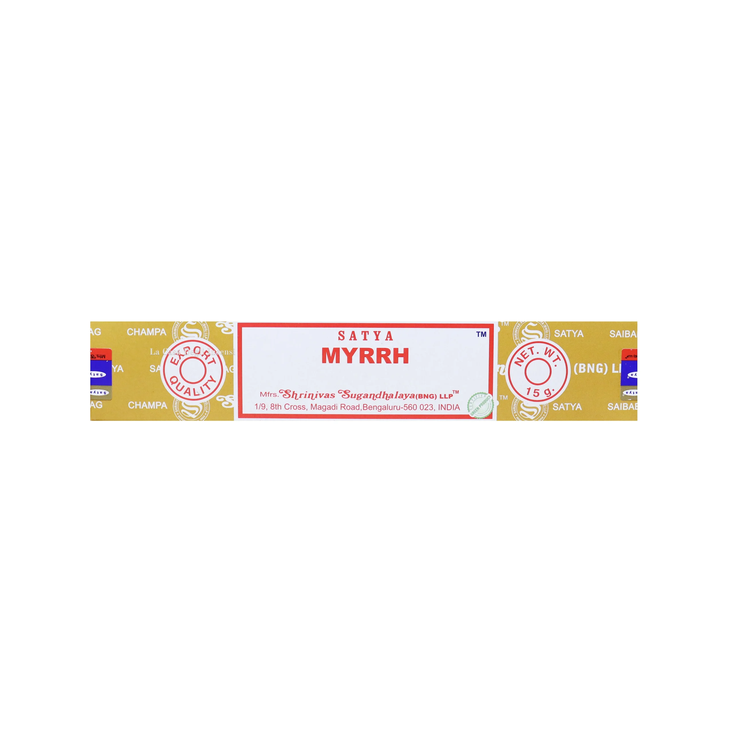 Mirra - Bastoncini d'incenso - Satya Sai Baba - 15g