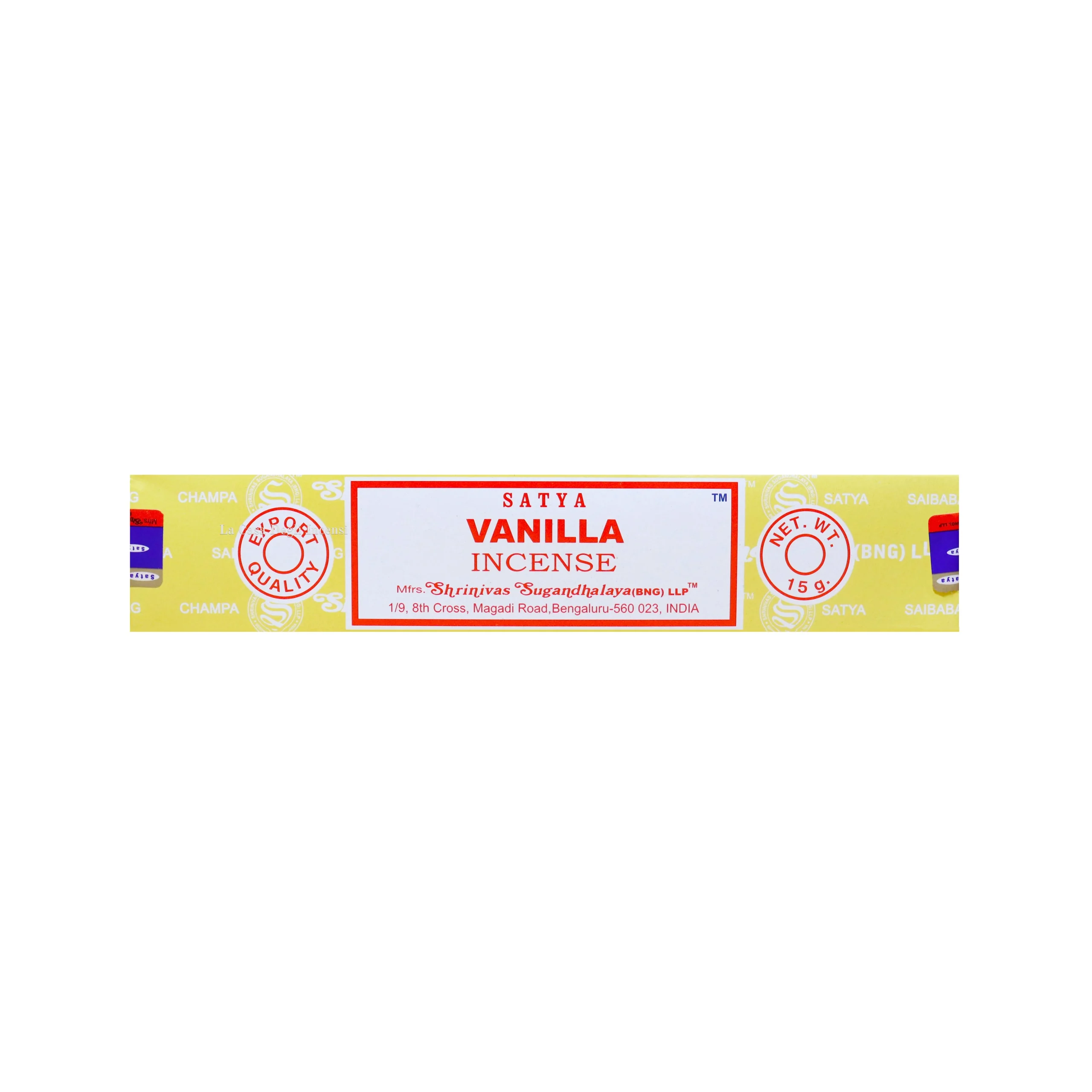 Vaniglia - Bastoncini d'incenso - Satya Sai Baba - 15g