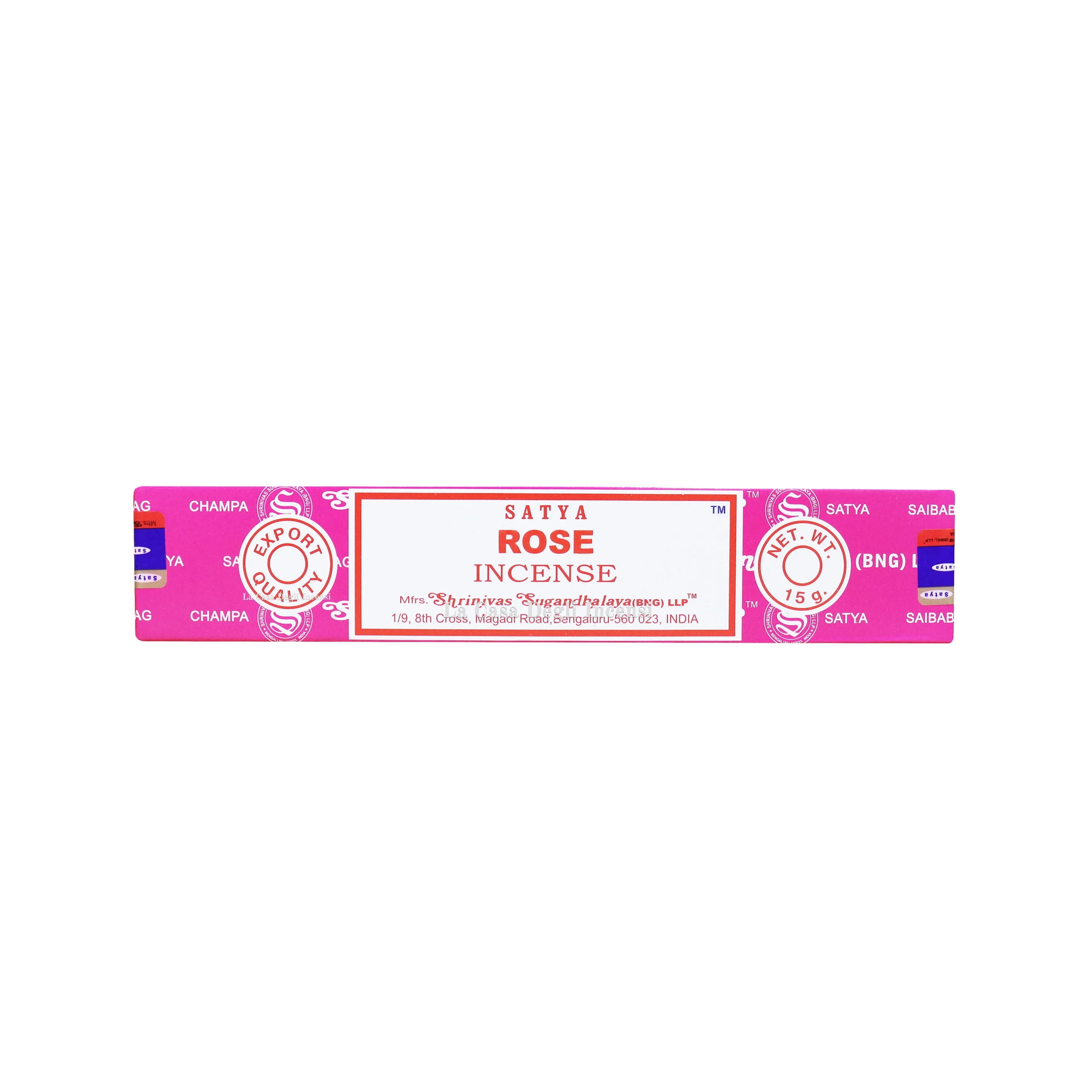Rosa - Bastoncini d'incenso - Satya Sai Baba - 15g