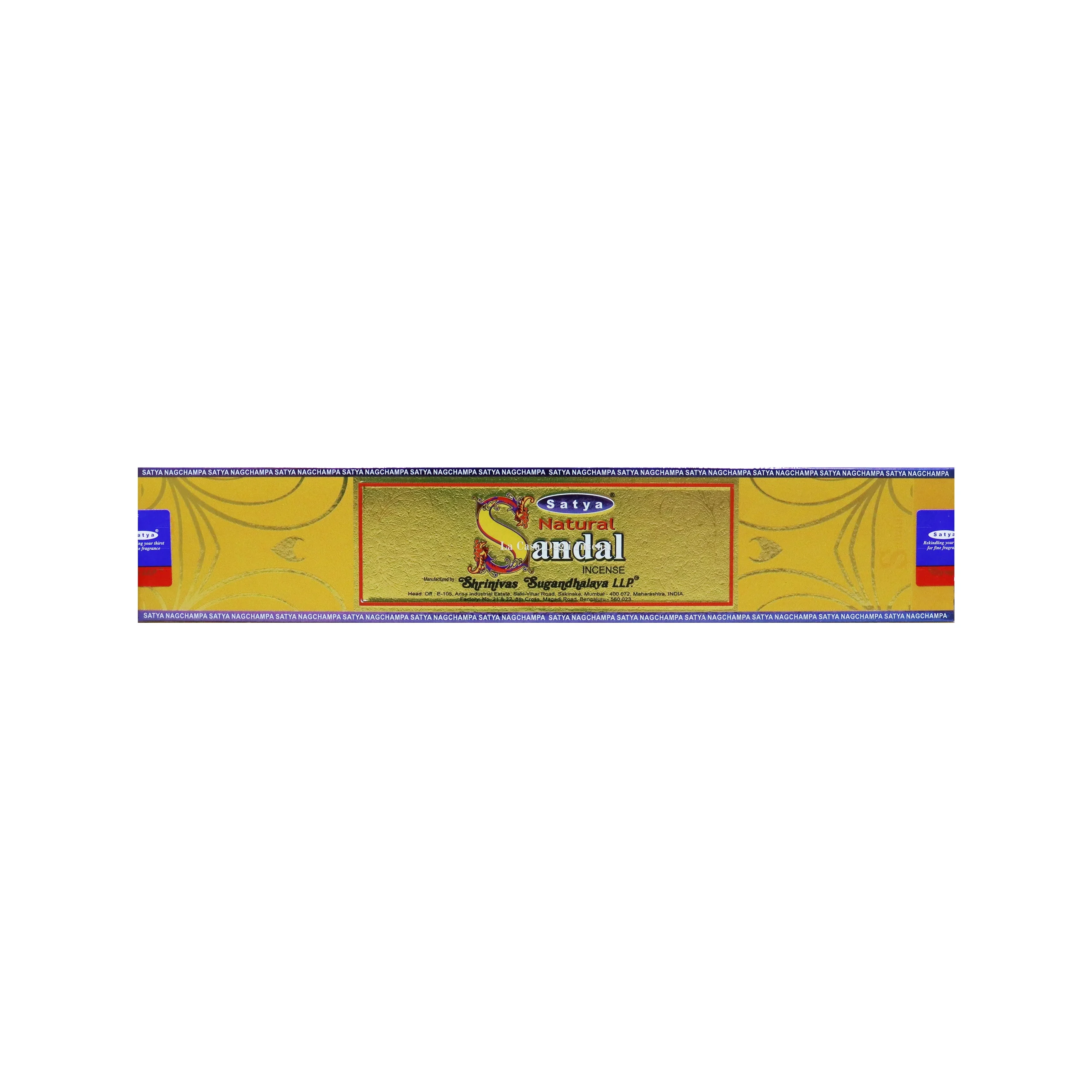 Sandalo Naturale - Bastoncini d'incenso - Satya Sai Baba - 15g