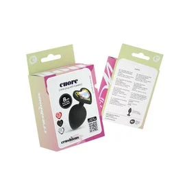Crushious Cuore Plug Anal Mediano 4 Joyas Intercambiables 1ud