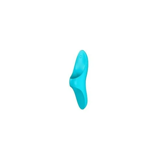 Satisfyer Teaser Light Blue Finger Vibrator 1 pezzo