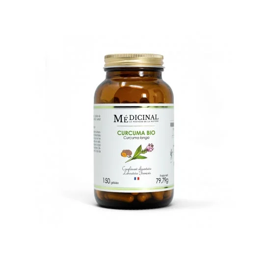 Médicinal Cúrcuma Bio 150 Perlas