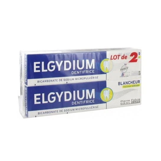 Egydium Lemon Whitening Elgydium Lotto Elgydium di 2 dentifrici