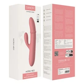 Svakom Mora Neo Interactive Rabbit Thrusting Beads Peach 1ud