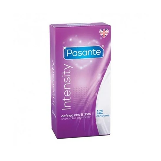 Pasante Pack Condoms Intensity Defined Texture 12 unità