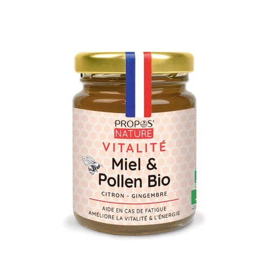 Propos' Nature Mezcla Vitalidad Miel & Polen Bio 125g