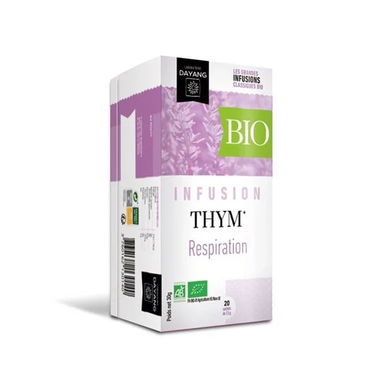 Dayang Infusión Tomillo Respiración Bio 20 Sobres
