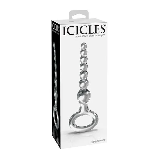 Icicles Number 67 Hand Blown Glass Massager 1 Unità