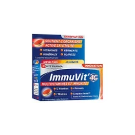 Forté Pharma ImmuVit'4G Multivitamines et Immunité 30comp