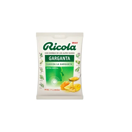 Ricola Max Garganta Caramelos Miel y Limón 68 g