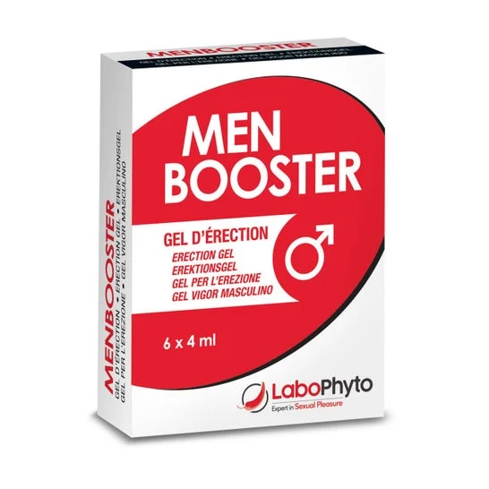 Labophyto - Gel di correzione Menbooster Erection Gel 4 ml di baccelli set da 6
