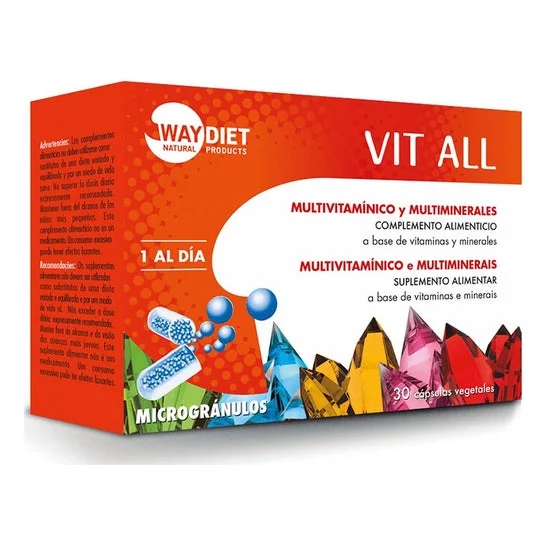 Waydiet Natural Vit All Multivitamínico 30caps