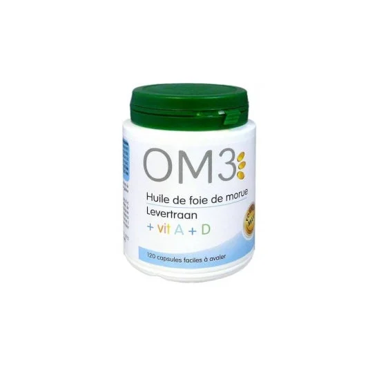 Om3 Hle Cod Liver Vital A+D Caps120