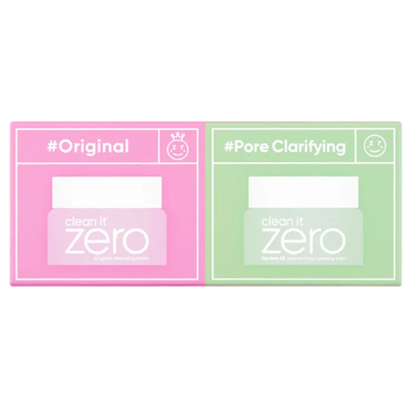 Set mini di balsamo detergente Clean It Zero Special Duo (Originale e Purificante) 7ml x2