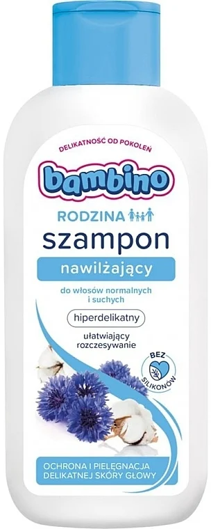 Shampoo idratante per capelli da normali a secchi