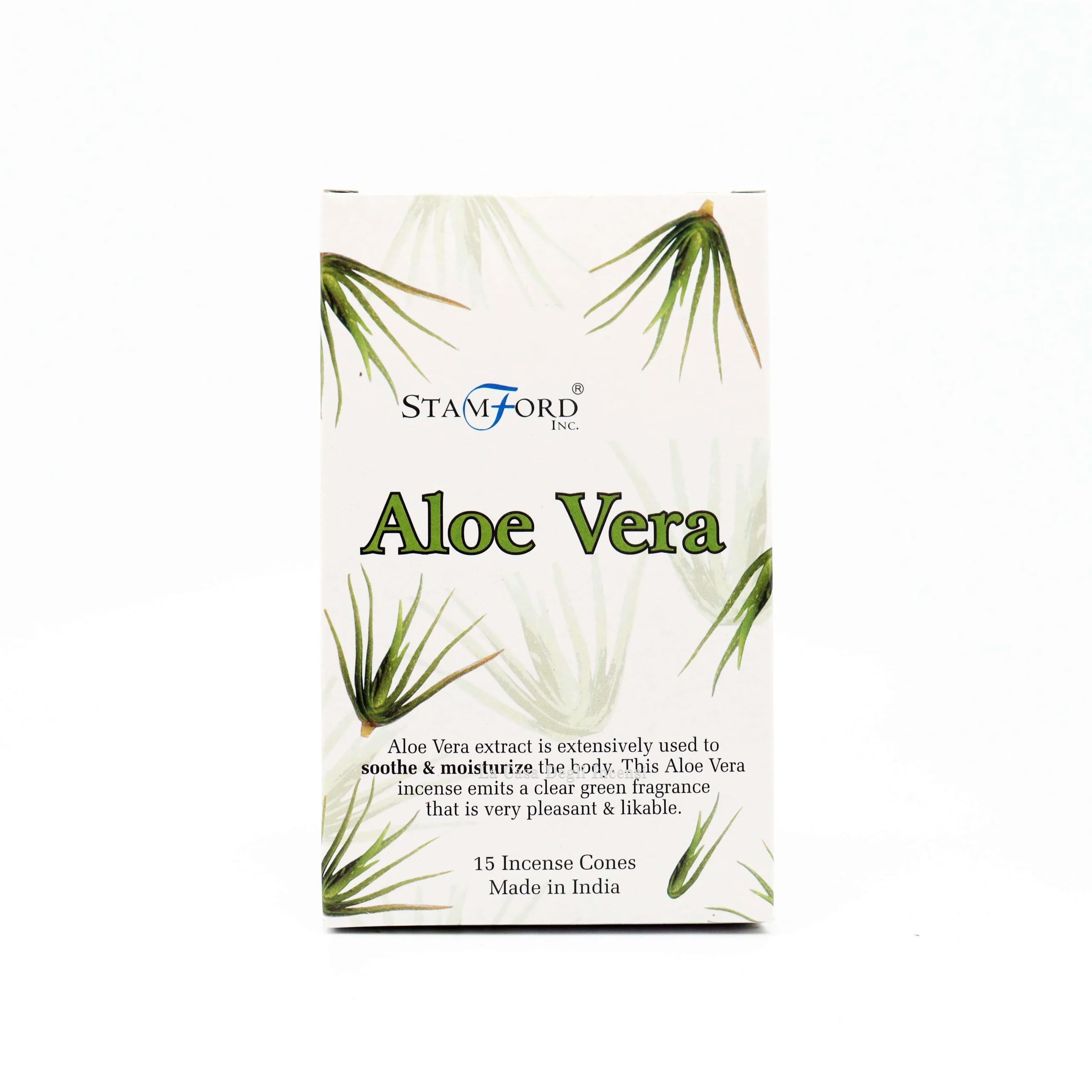 Aloe Vera - Coni di incenso - Stamford - 15pz