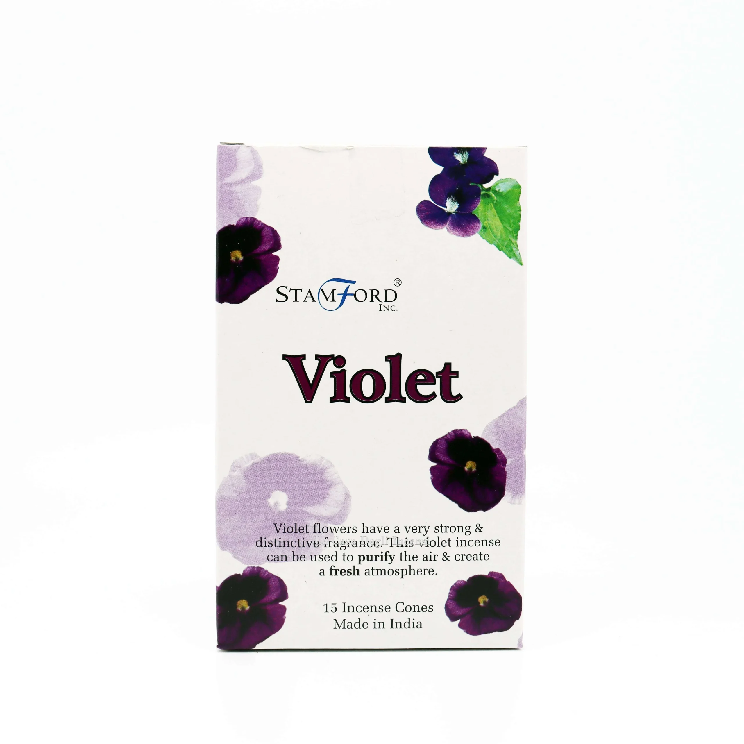 Violetta - Coni di incenso - Stamford - 15pz