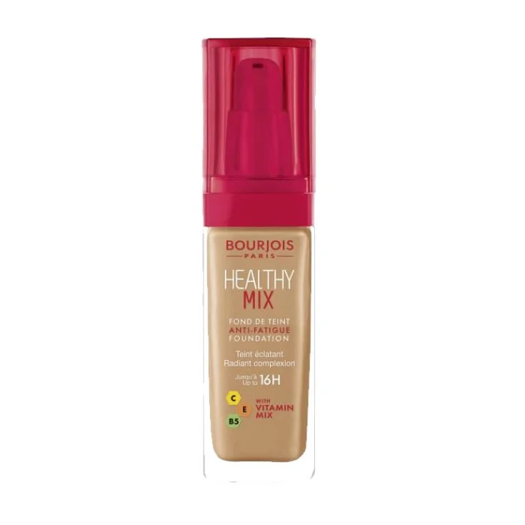 Bourjois Healthy Mix Fondotinta Vegano Radiante 30 ml 58W Caramello