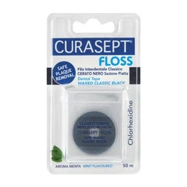 Curasept Floss Filo Interdentale Nero Cerato Clorexi 50m 1 Unità