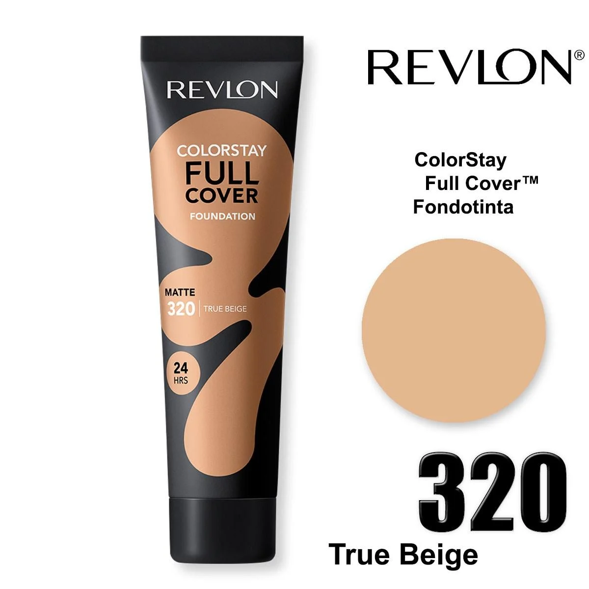 Revlon colorstay full cover foundation true beige 320