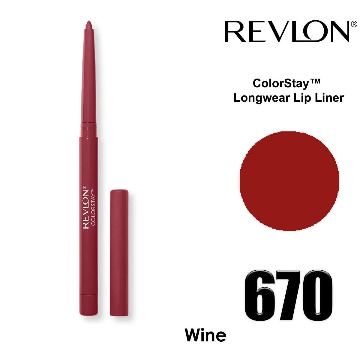 Revlon rossetto colorstay vino 670