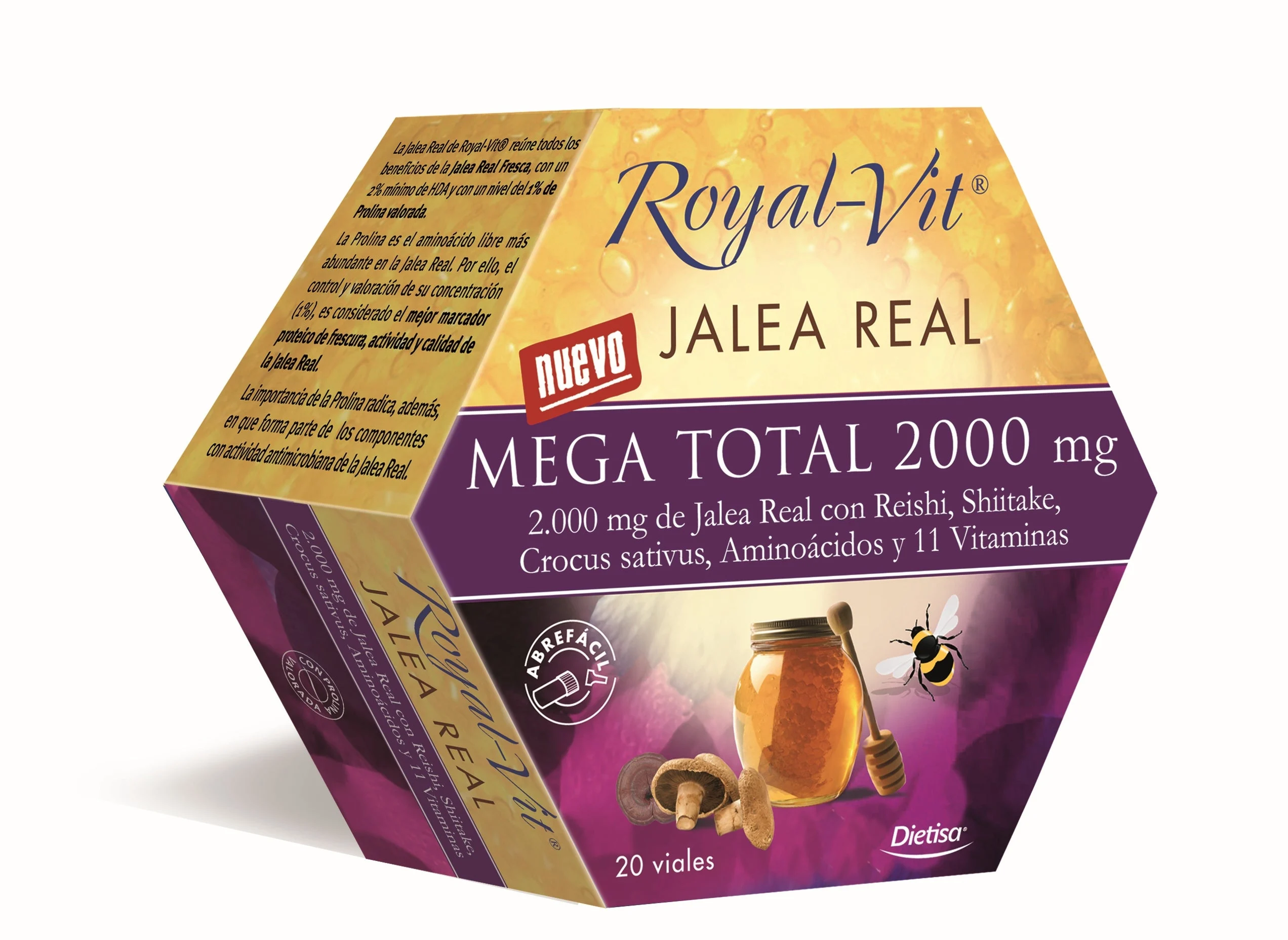 Dietisa Royal Vit Mega Total 2000 Mg 20 Flaconcini