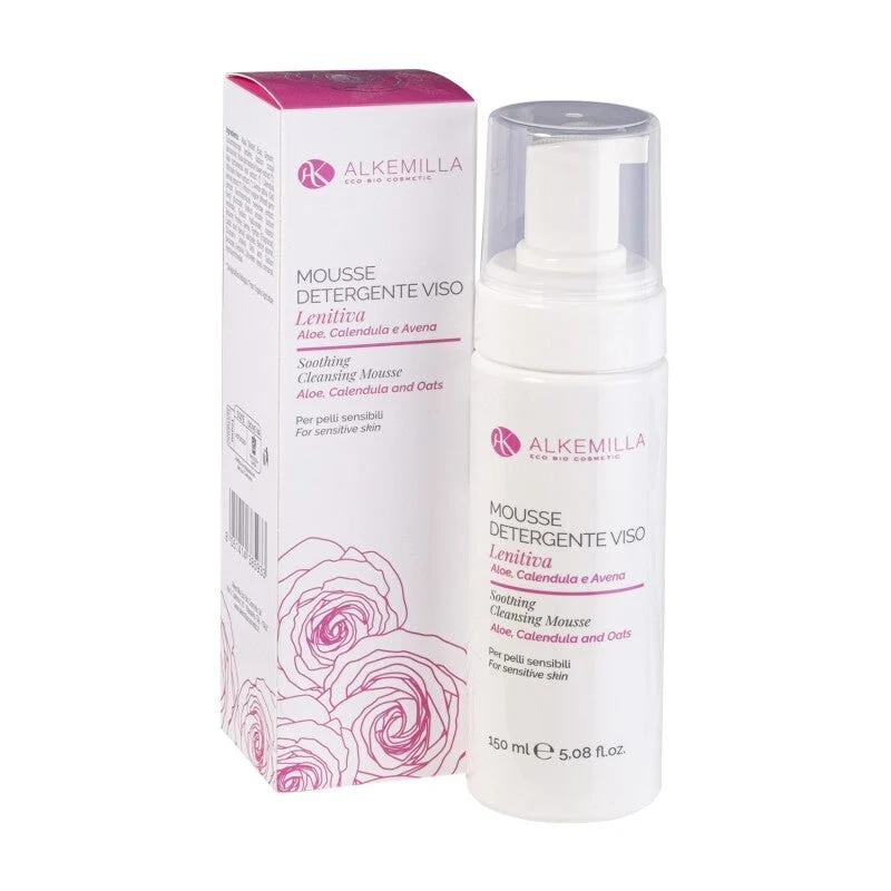 Alkemilla eco bio cosmetic Mousse Detergente Idratante Viso 150 ml
